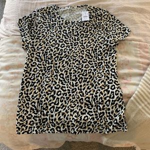J. Crew Leopard Tee